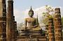 0392- fietsen Sukhothai Historical Park